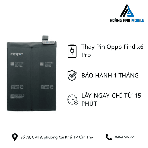 Thay Pin Oppo Find x6 Pro
