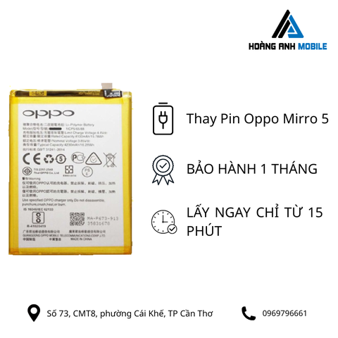 Thay Pin Oppo Mirror 5