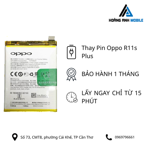 Thay pin Oppo R11s Plus