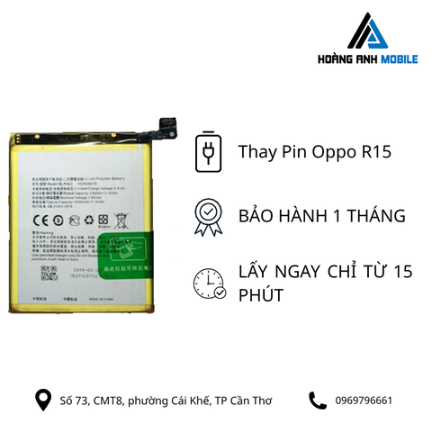 Thay pin Oppo R15