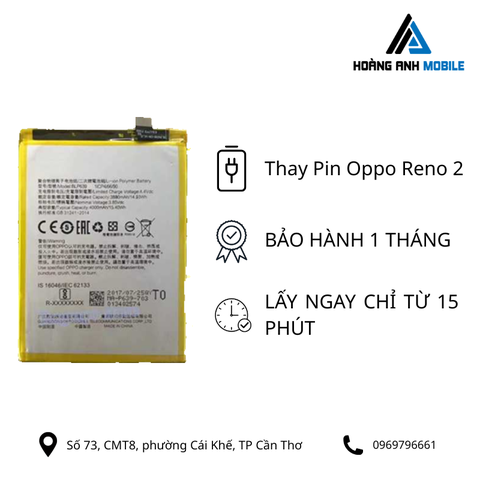 Thay pin Oppo Reno 2