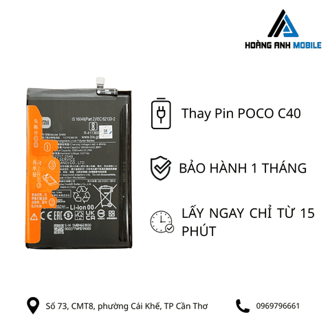 Thay Pin POCO C40