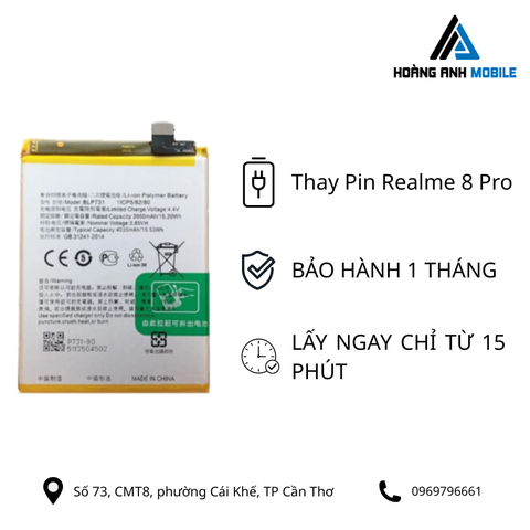 Thay Pin Realme 8 Pro