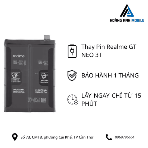 Thay Pin Realme GT NEO 3T