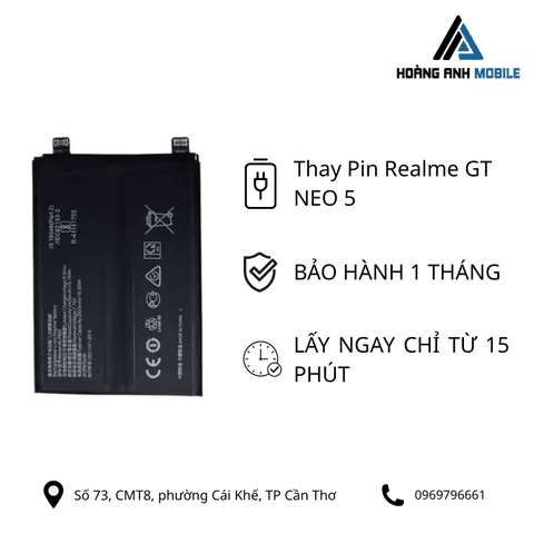 Thay Pin Realme GT NEO 5
