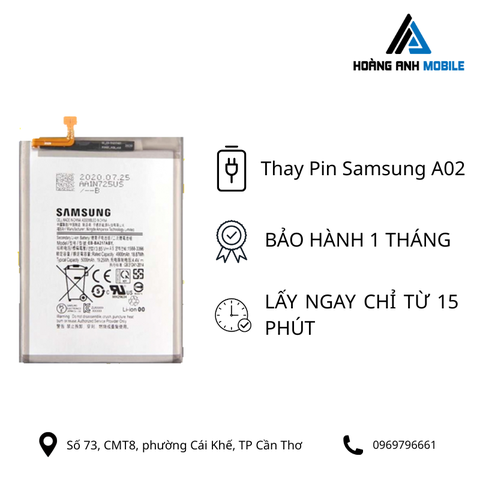 Thay Pin Samsung A02
