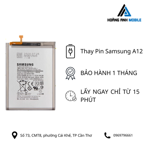 Thay Pin Samsung A12