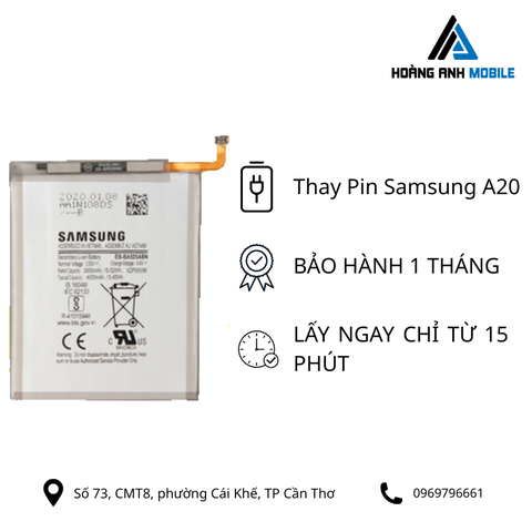 Thay Pin Samsung A20