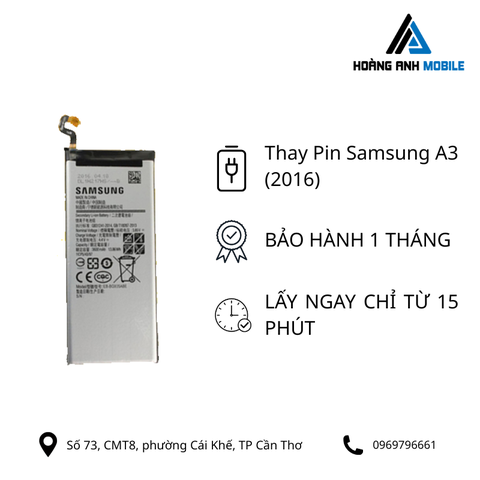 Thay Pin Samsung A3 (2016)