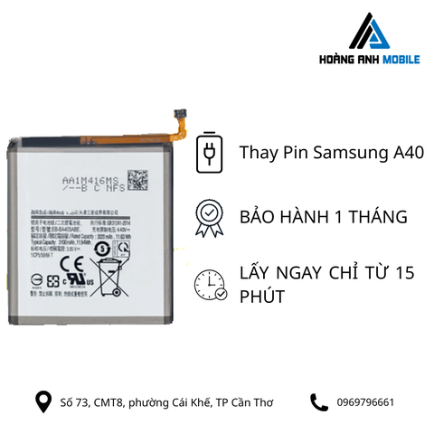 Thay Pin Samsung A40
