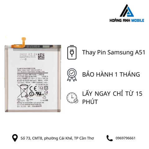 Thay Pin Samsung A51