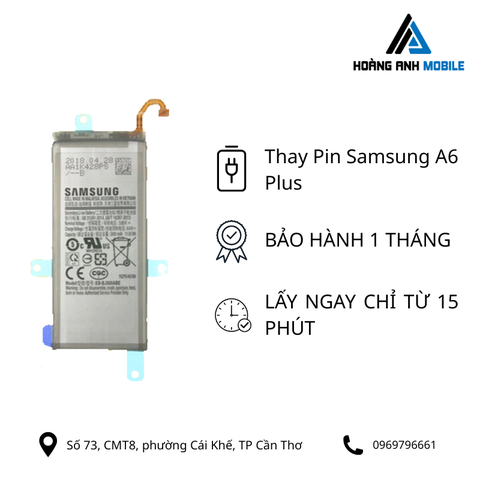 Thay Pin Samsung A6 Plus