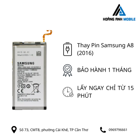 Thay Pin Samsung A8 (2016)
