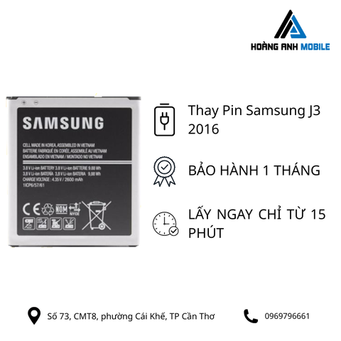Thay Pin Samsung J3 2016