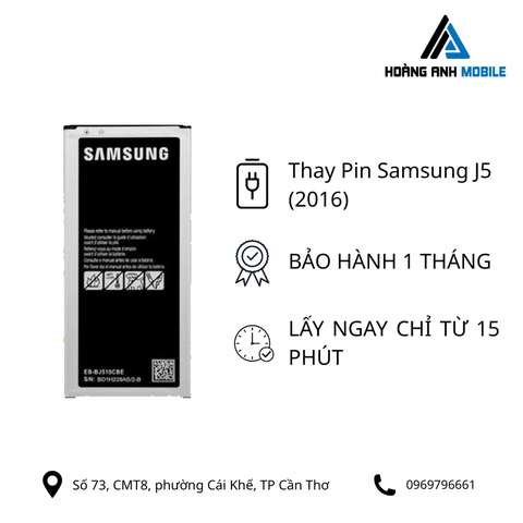 Thay Pin Samsung J5 (2016)