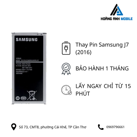 Thay Pin Samsung J7 (2016)