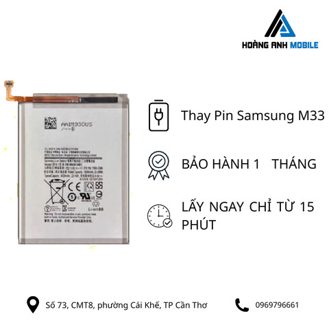 Thay pin Samsung M33