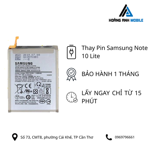 Thay Pin Samsung Note 10 Lite