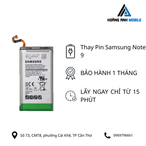 Thay Pin Samsung Note 9