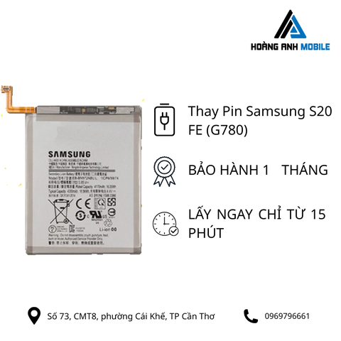 Thay Pin Samsung S20 FE (G780)