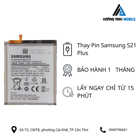 Thay Pin Samsung S21 Plus