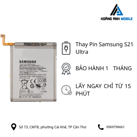 Thay Pin Samsung S21 Ultra