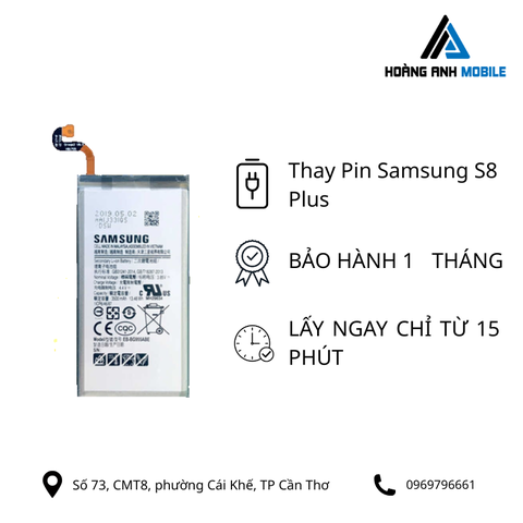 Thay Pin Samsung S8 Plus