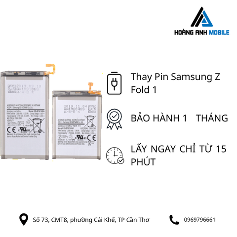Thay pin Samsung Z Fold 1