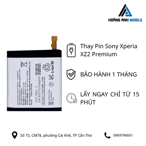 Thay Pin Sony Xperia XZ2 Premium