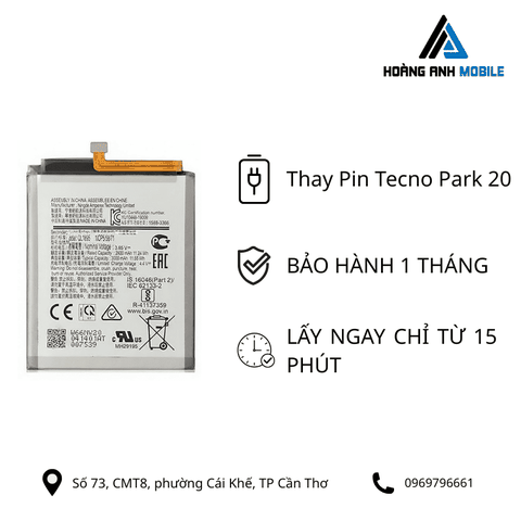 Thay Pin Tecno Spark 20