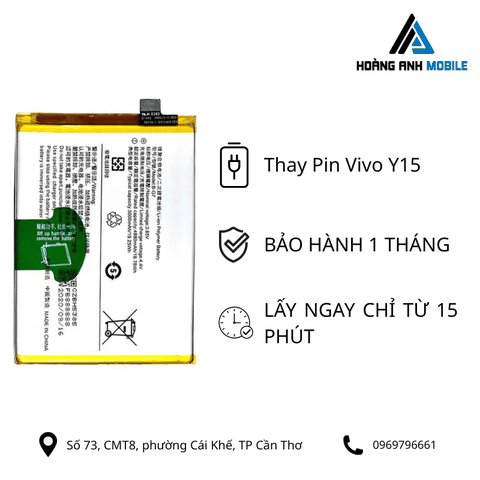 Thay pin Vivo Y15