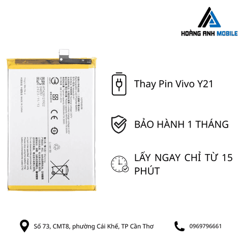 Thay pin Vivo Y21