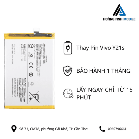 Thay pin Vivo Y21s