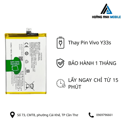 Thay pin Vivo Y33s ( B S1)