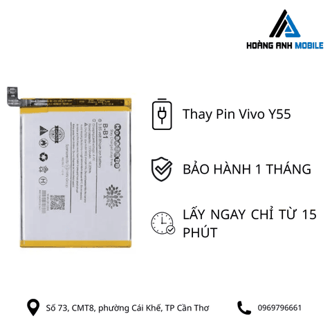 Thay pin Vivo Y55