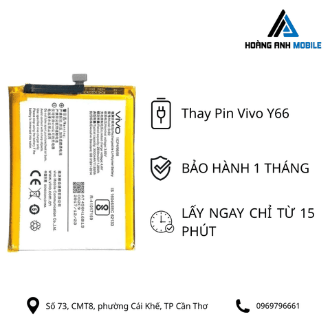 Thay pin Vivo Y66