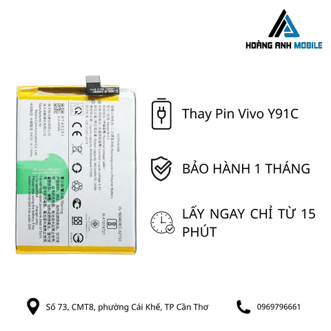 Thay Pin Vivo Y91C