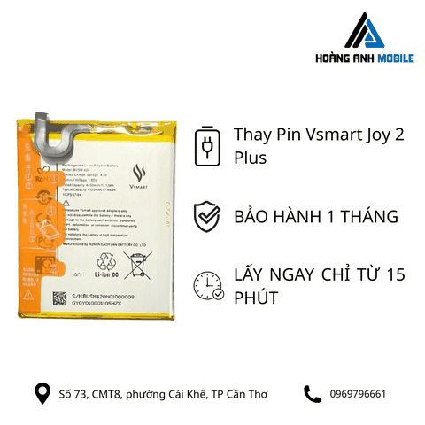 Thay Pin Vsmart Joy 2 Plus
