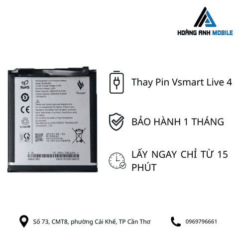 Thay Pin Vsmart Live 4
