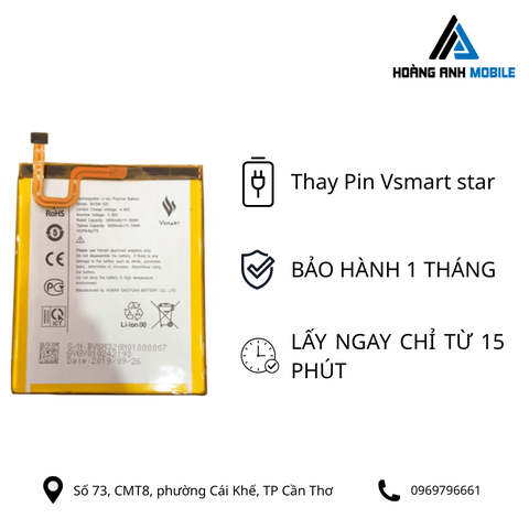 Thay Pin Vsmart Star