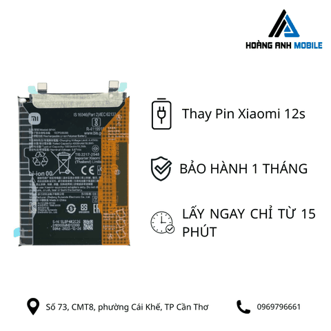 Thay Pin Xiaomi 12s