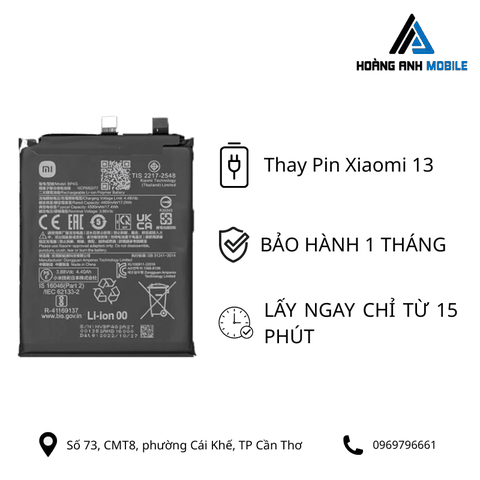 Thay Pin Xiaomi 13