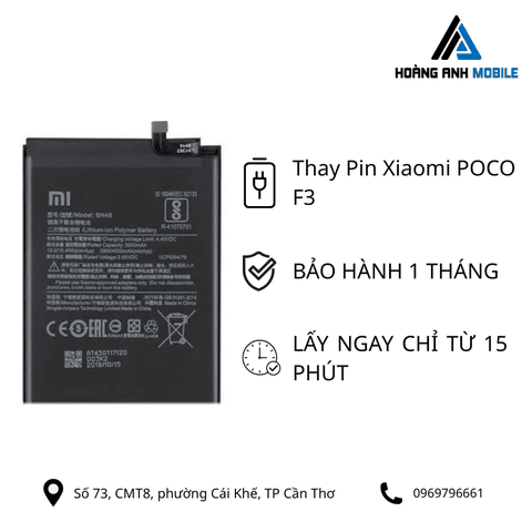 Thay Pin Xiaomi POCO F3