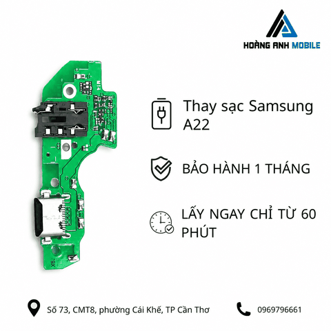 Thay sạc Samsung A22