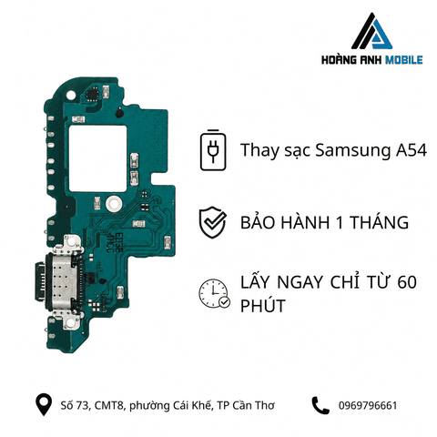 Thay sạc Samsung A54