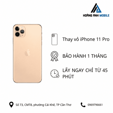 Thay vỏ iPhone 11 Pro