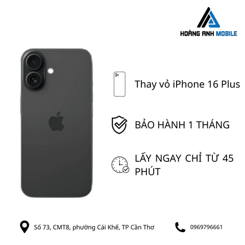 Thay vỏ iPhone 16 Plus