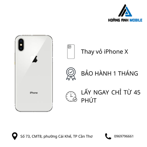 Thay vỏ iPhone X
