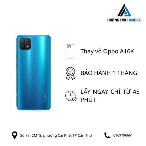 Thay vỏ OPPO A16K