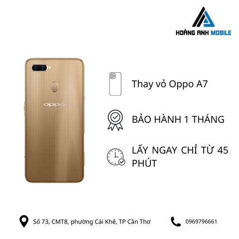 Thay vỏ OPPO A7